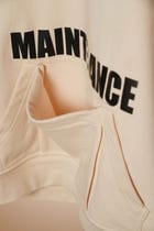 Maintenance Hoodie Cream view 3