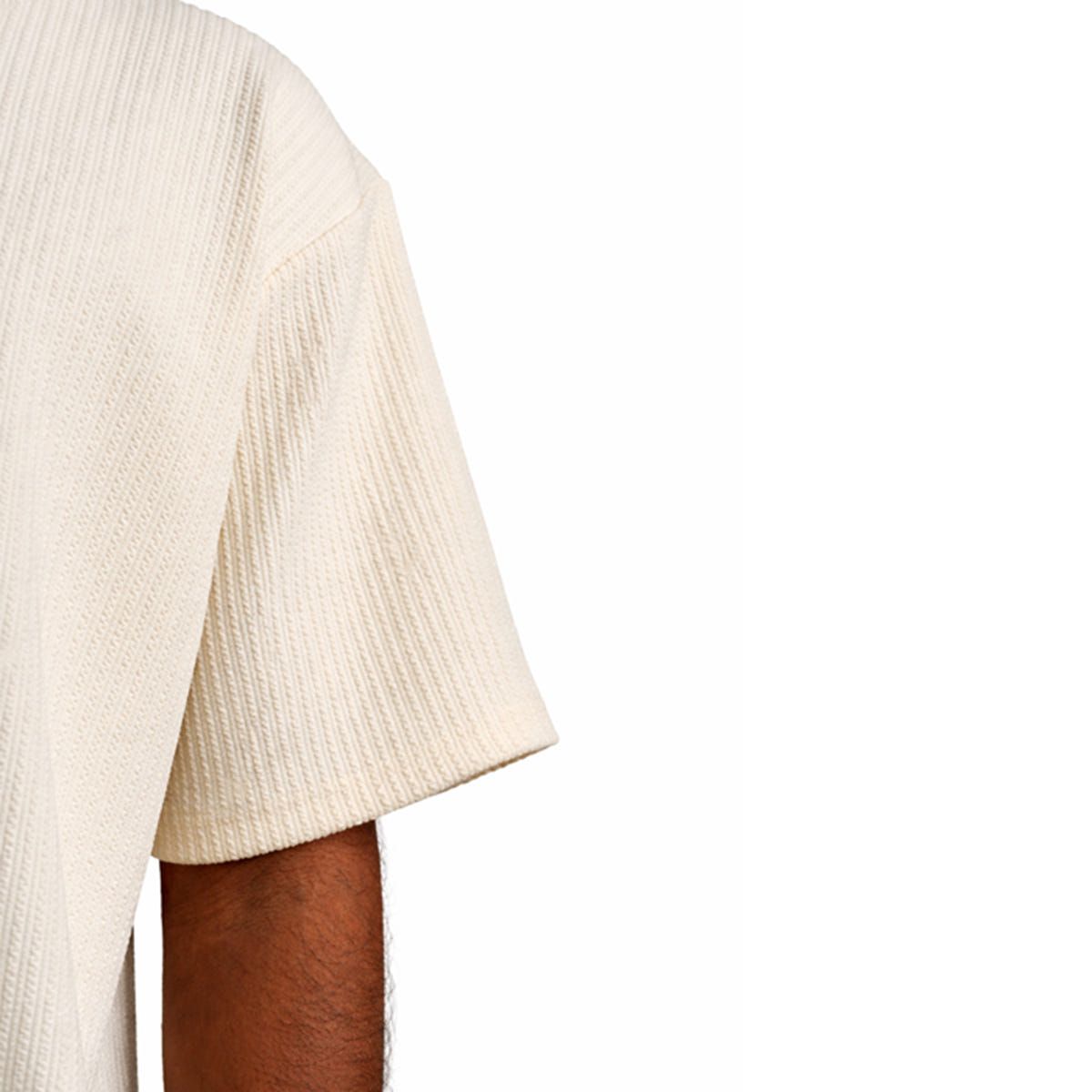 Cream Half Sleeves Quarter Zip - image 6