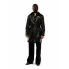 Revival Black Leather Trench view 1