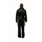 Revival Black Leather Trench view 2