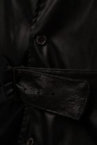 Revival Black Leather Trench view 5