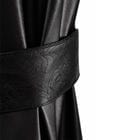 Revival Black Leather Trench view 6