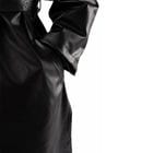 Revival Black Leather Trench view 7