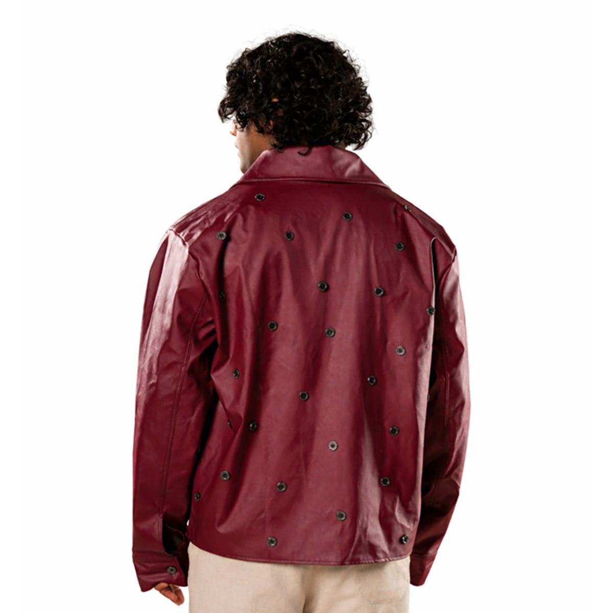Leather Buttoned Jacket - image 2