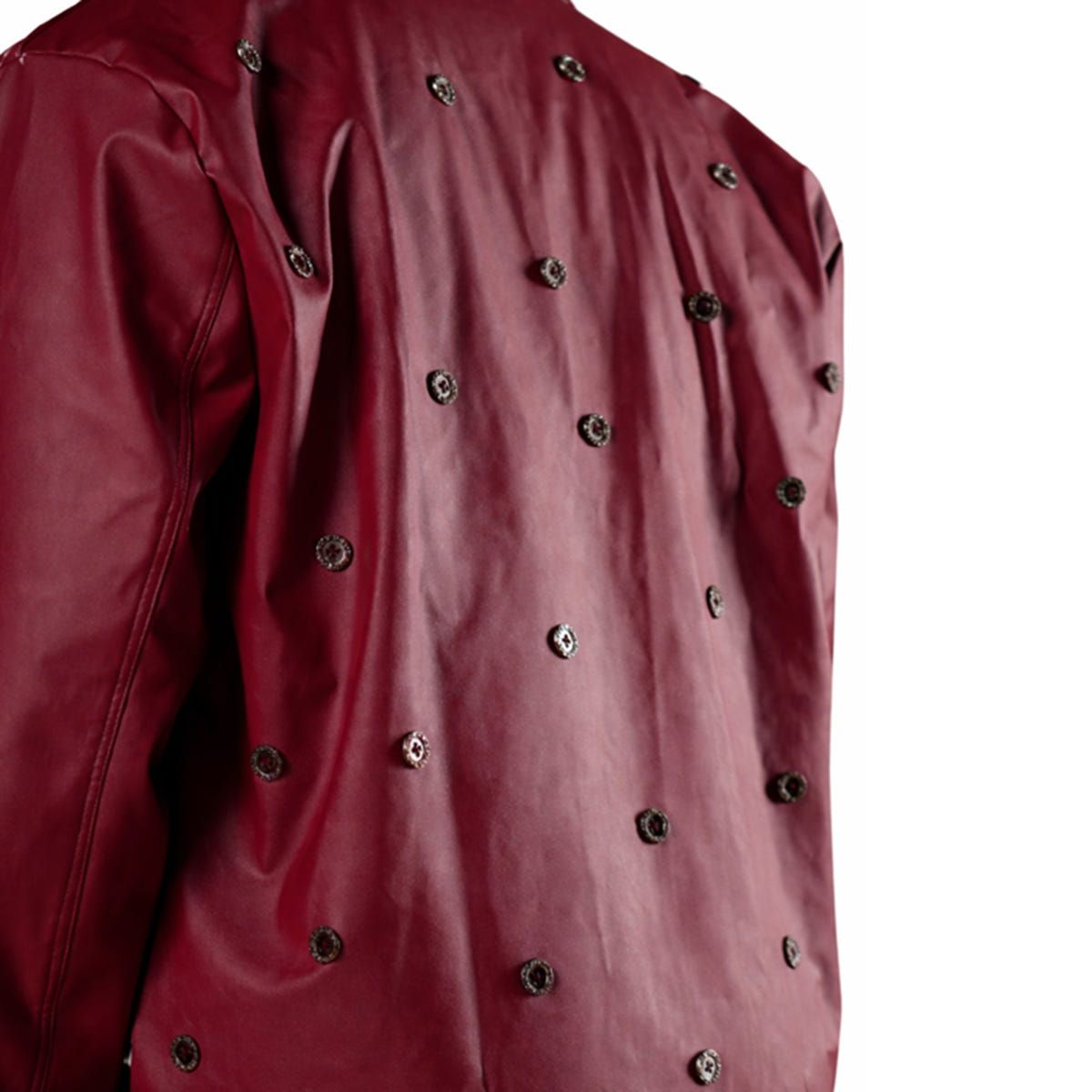 Leather Buttoned Jacket - image 5