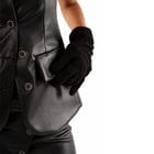 Revival Black Leather Tubetop view 3