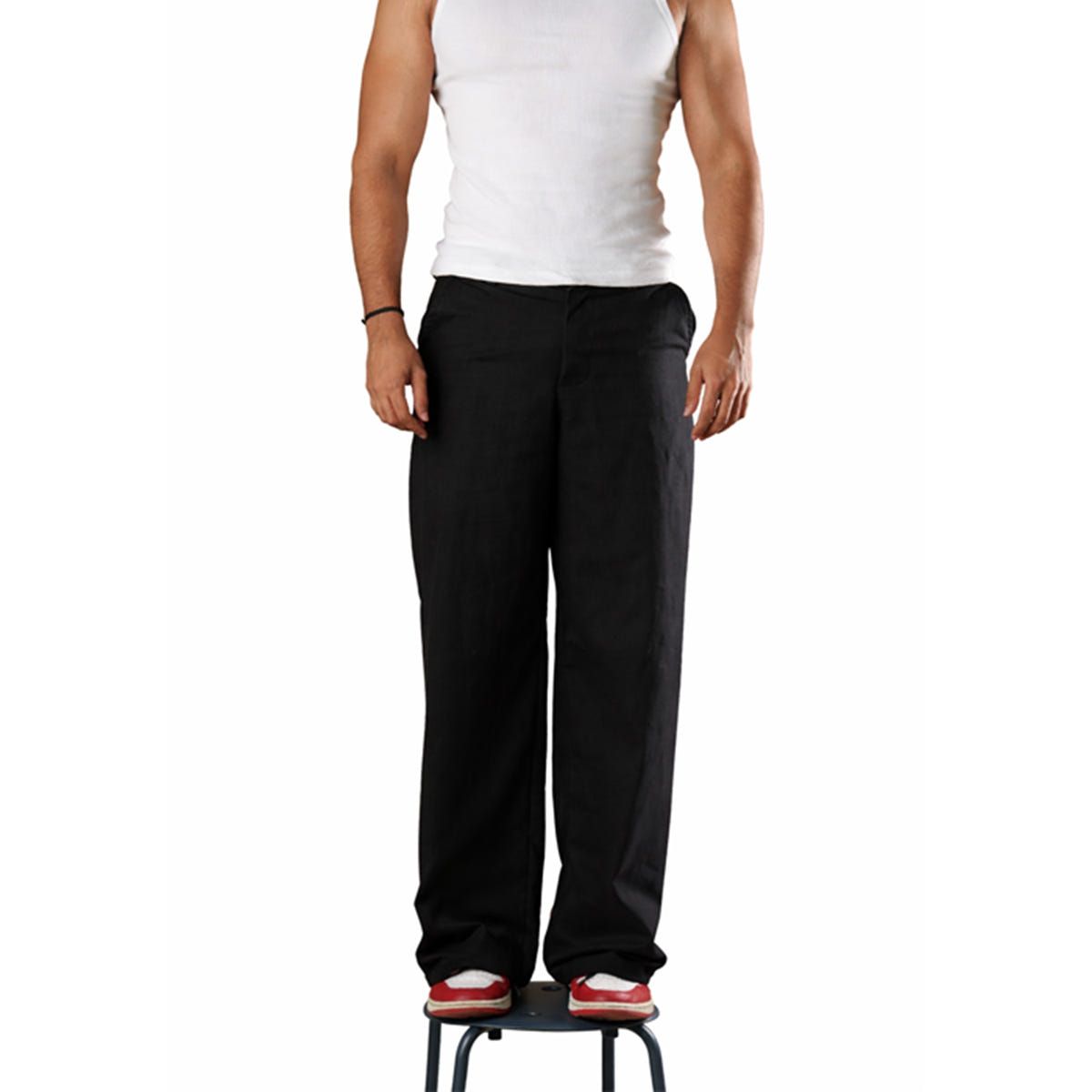 Black Linen Pants - image 1