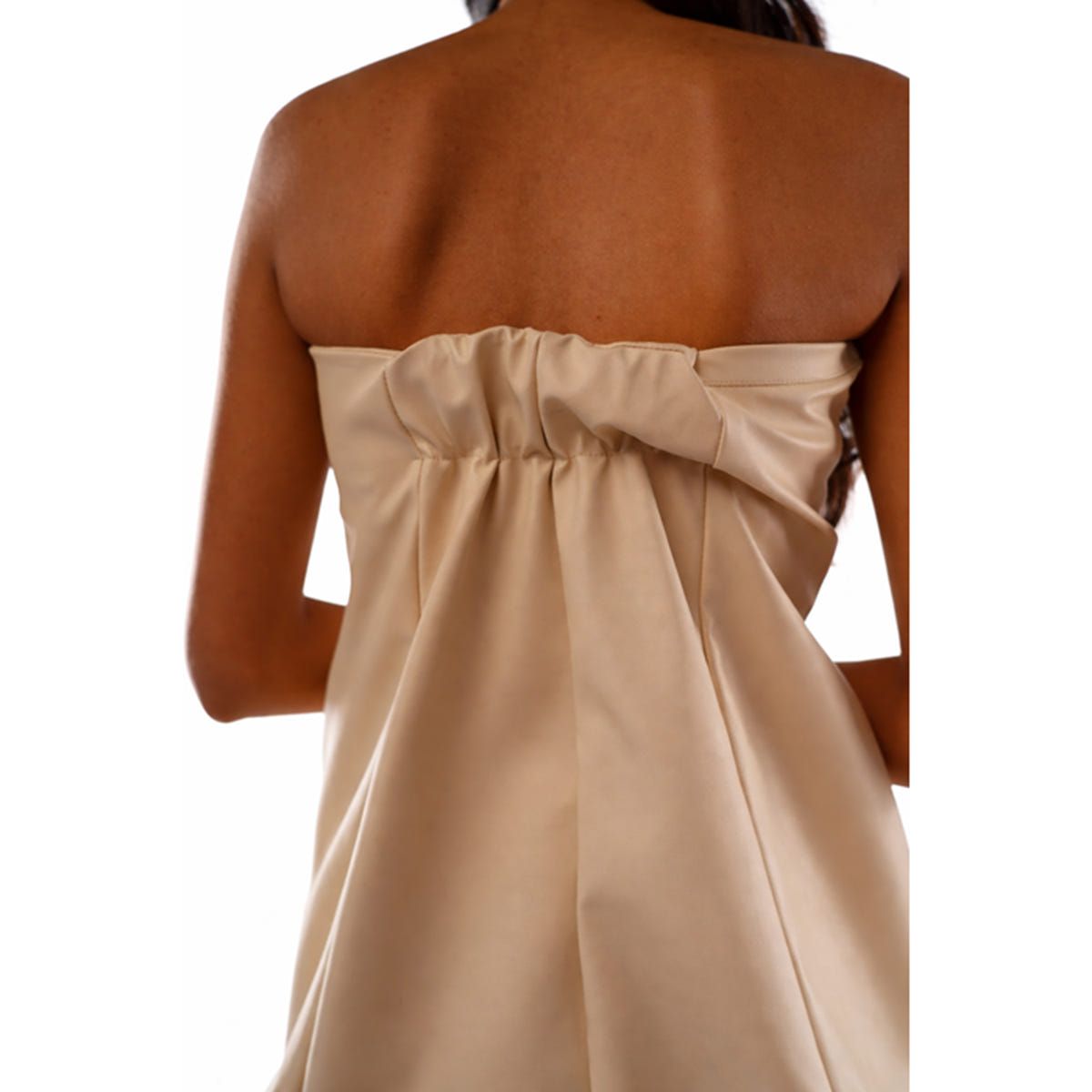 Revival Off White Leather Tubetop - image 2