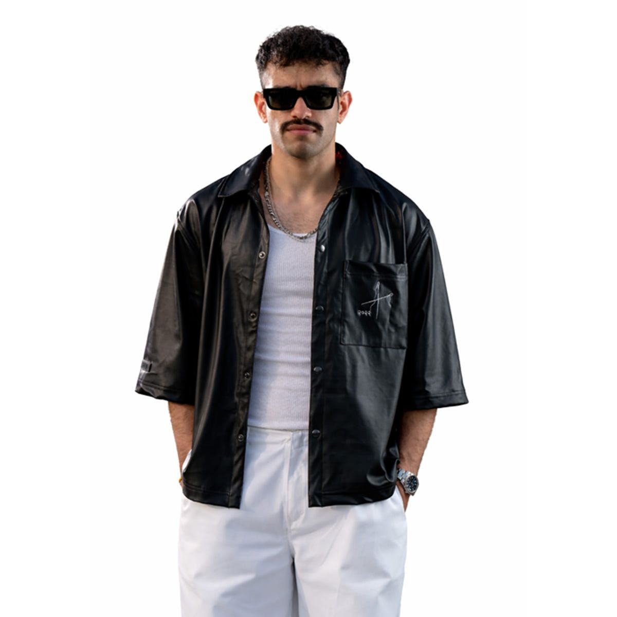 TYOHAAR Leather Shirt - image 1