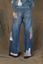 KANTHA REPAIR PANTS BLUE view 1