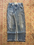 CROSS KNEE PANTS BLUE view 3