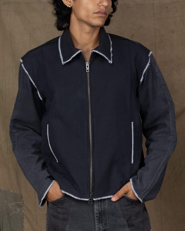 Rkive City — DAILER JACKET BLACK WITH LINING