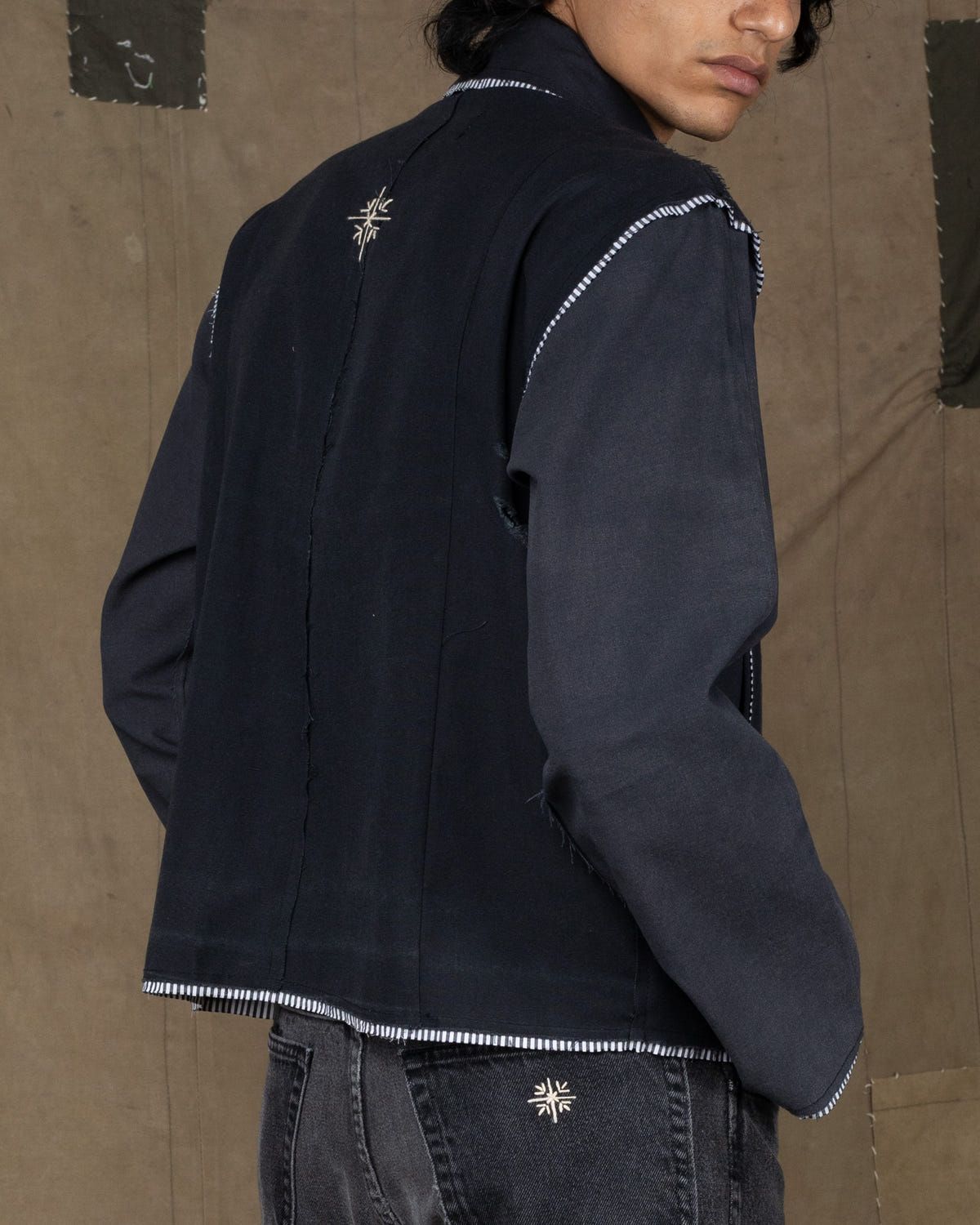 DAILER JACKET BLACK WITH LINING - image 2