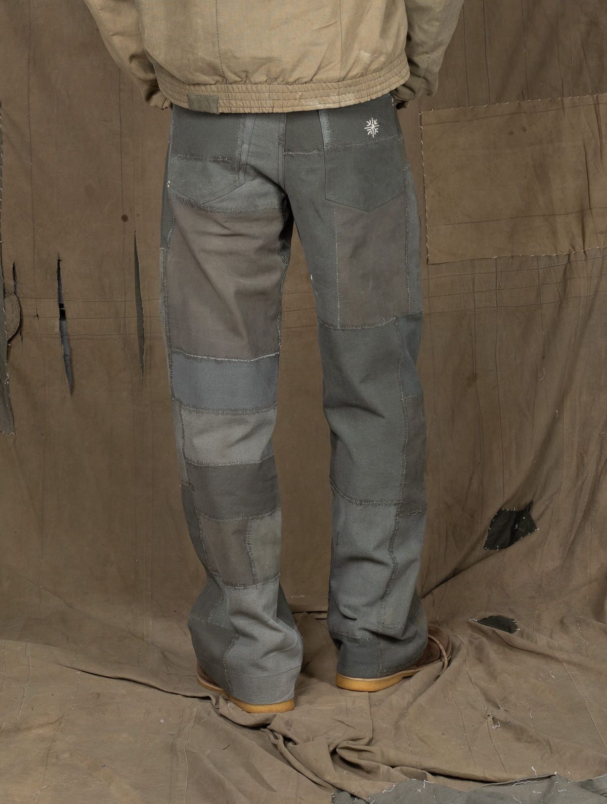 PATCHWORK SAADA PANTS GREEN - image 3
