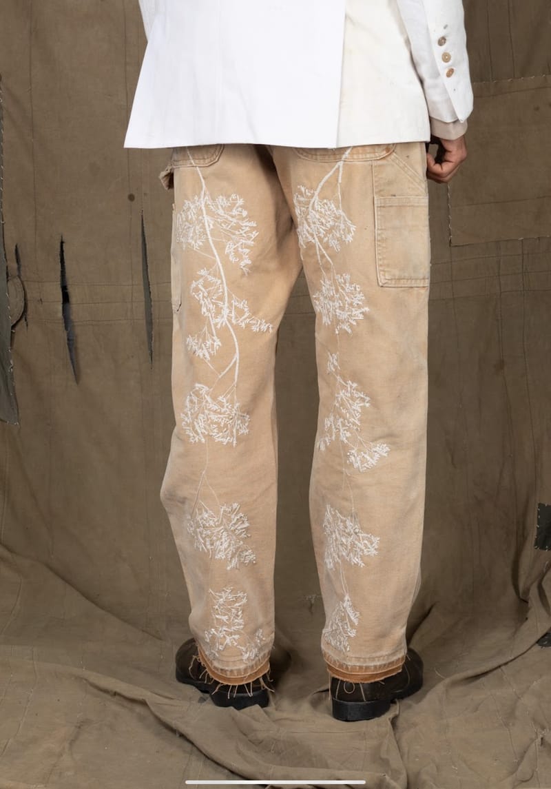 TRELLISS BACK OF THE EMB PANTS