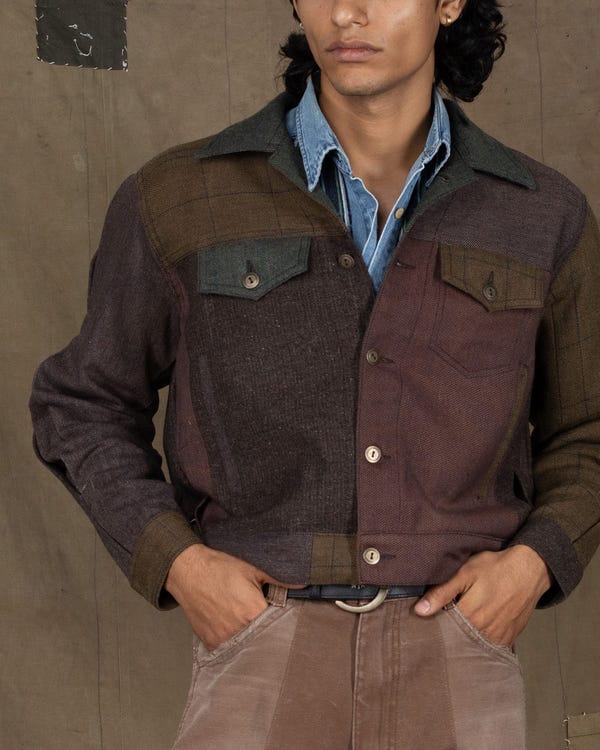 Rkive City — TWEED TRUCKER JACKET