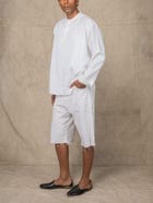 SHORT KURTA WHITE view 1