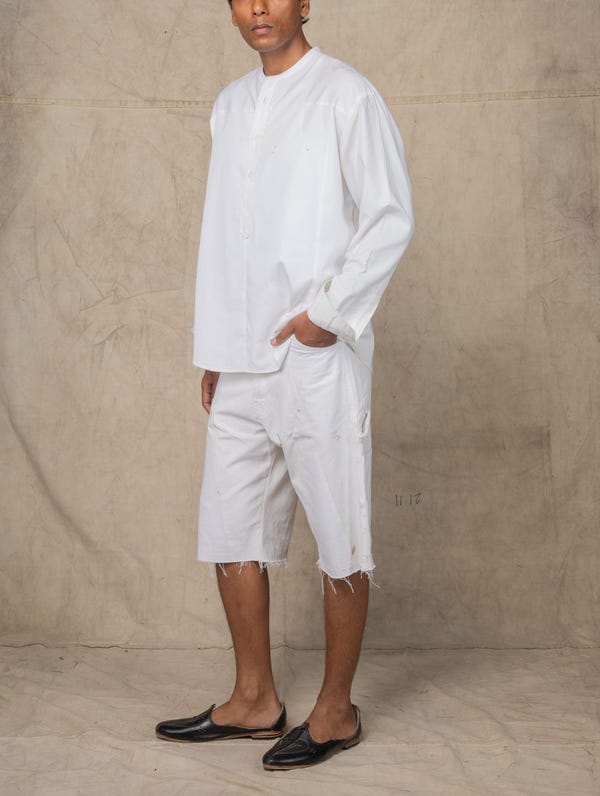 Rkive City — SHORT KURTA WHITE