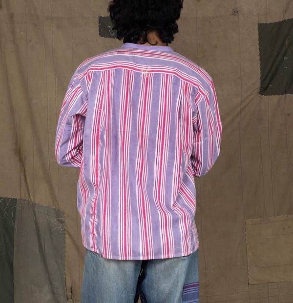 Rkive City — KNIFE PLEATED LAVENDER KURTA