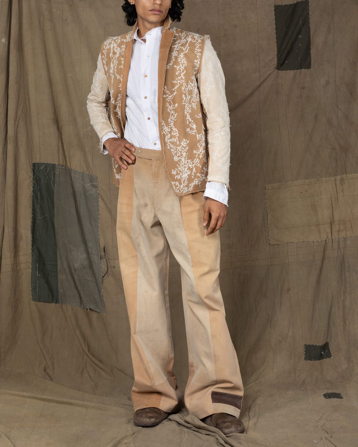 BARAAT BANDHGALA BEIGE - image 1
