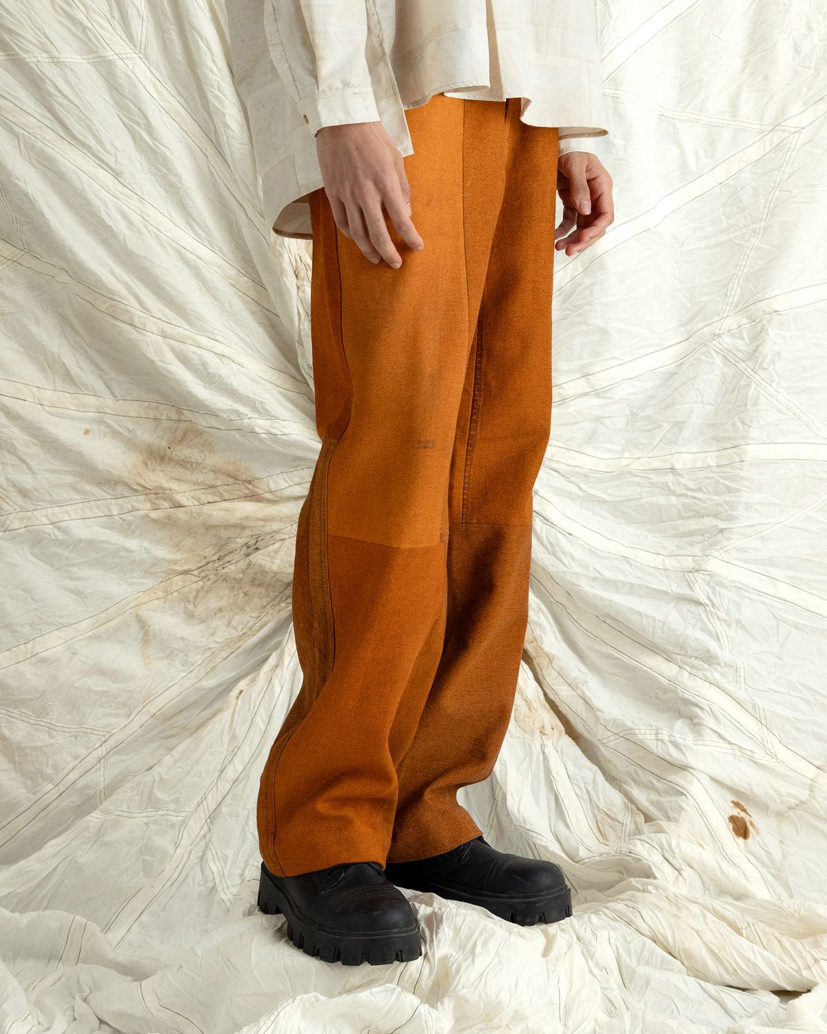 ORANGE SAADA PANTS - image 1