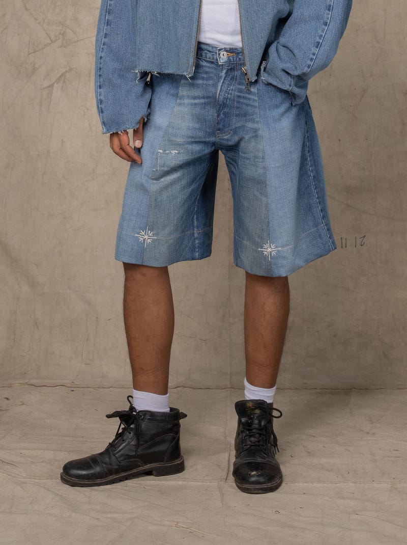 PANDA SHORTS BLUE