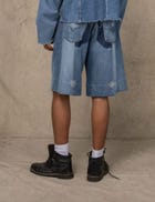 PANDA SHORTS BLUE view 2