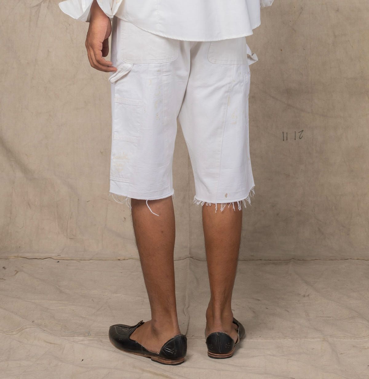 SOM SHORTS WHITE PAINT SPLATTER - image 2
