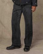DOUBLE KNEE PANTS w/EMB BLACK view 1