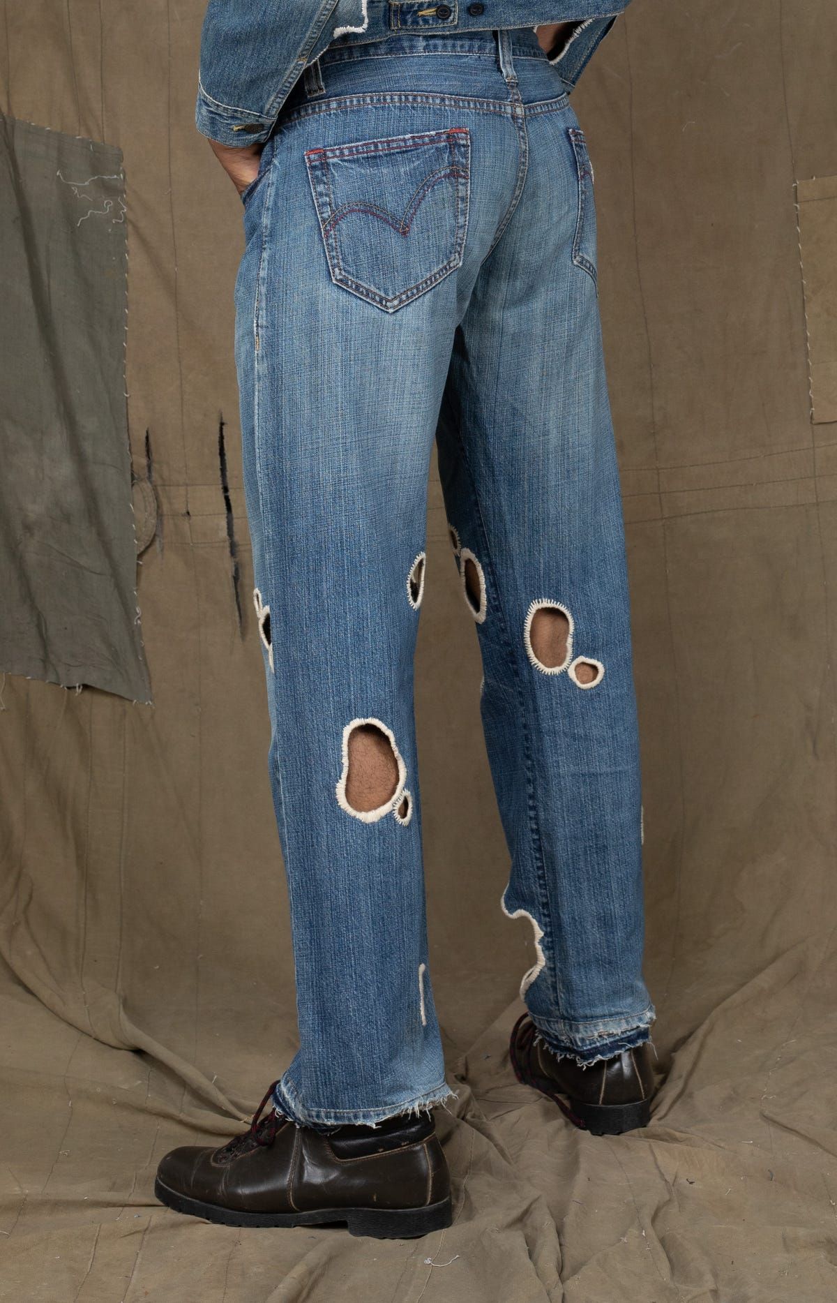 CHEDA PANTS BLUE - image 2