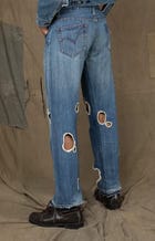 CHEDA PANTS BLUE view 2