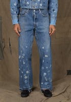 BUBBLE APPLIQUÉ PANTS BLUE view 2