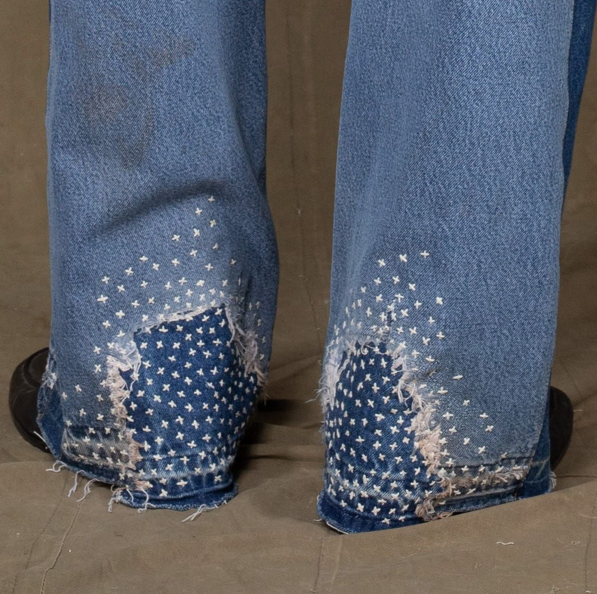 HEEL DRAG PANTS BLUE - image 3