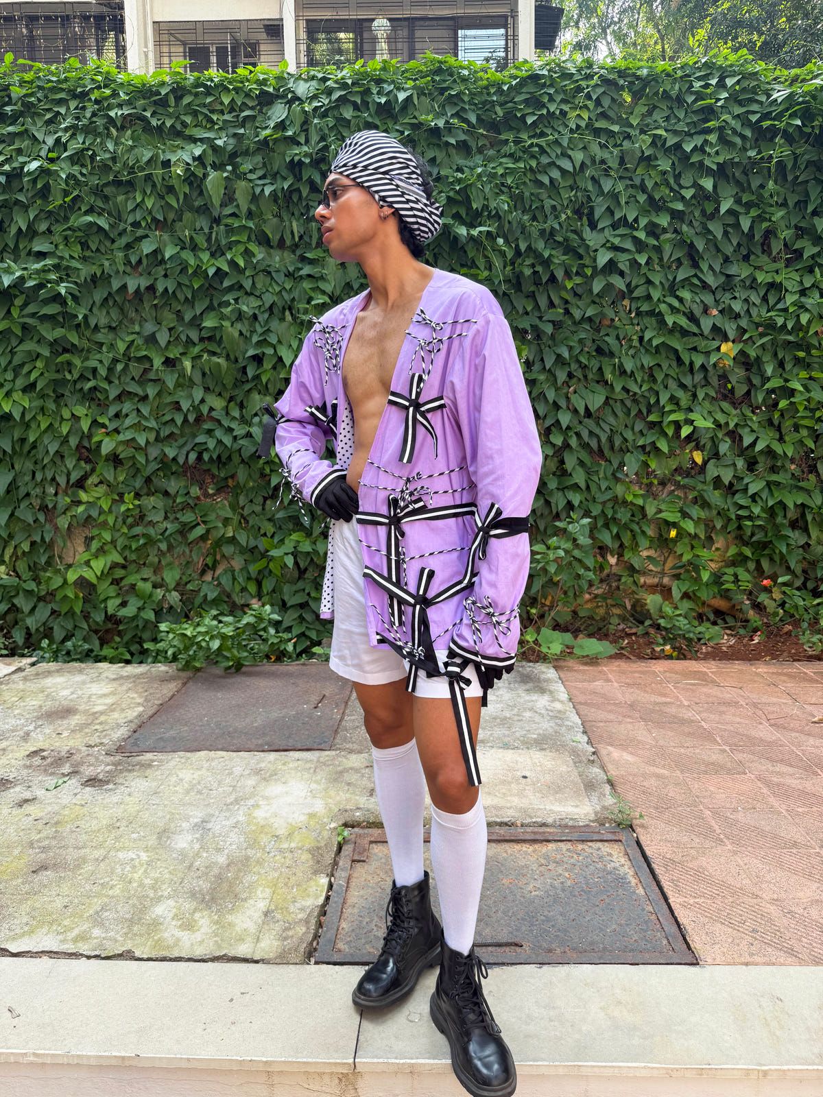 Stripe fringed jacket - image 7
