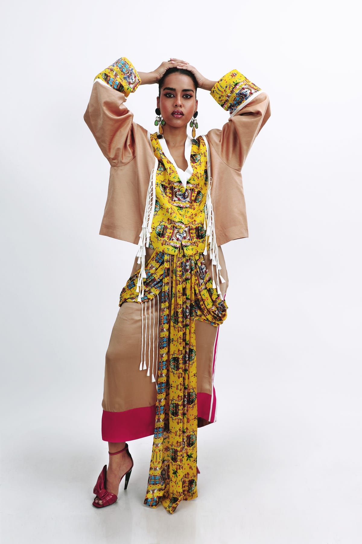 Tassel crop jacket set - image 2