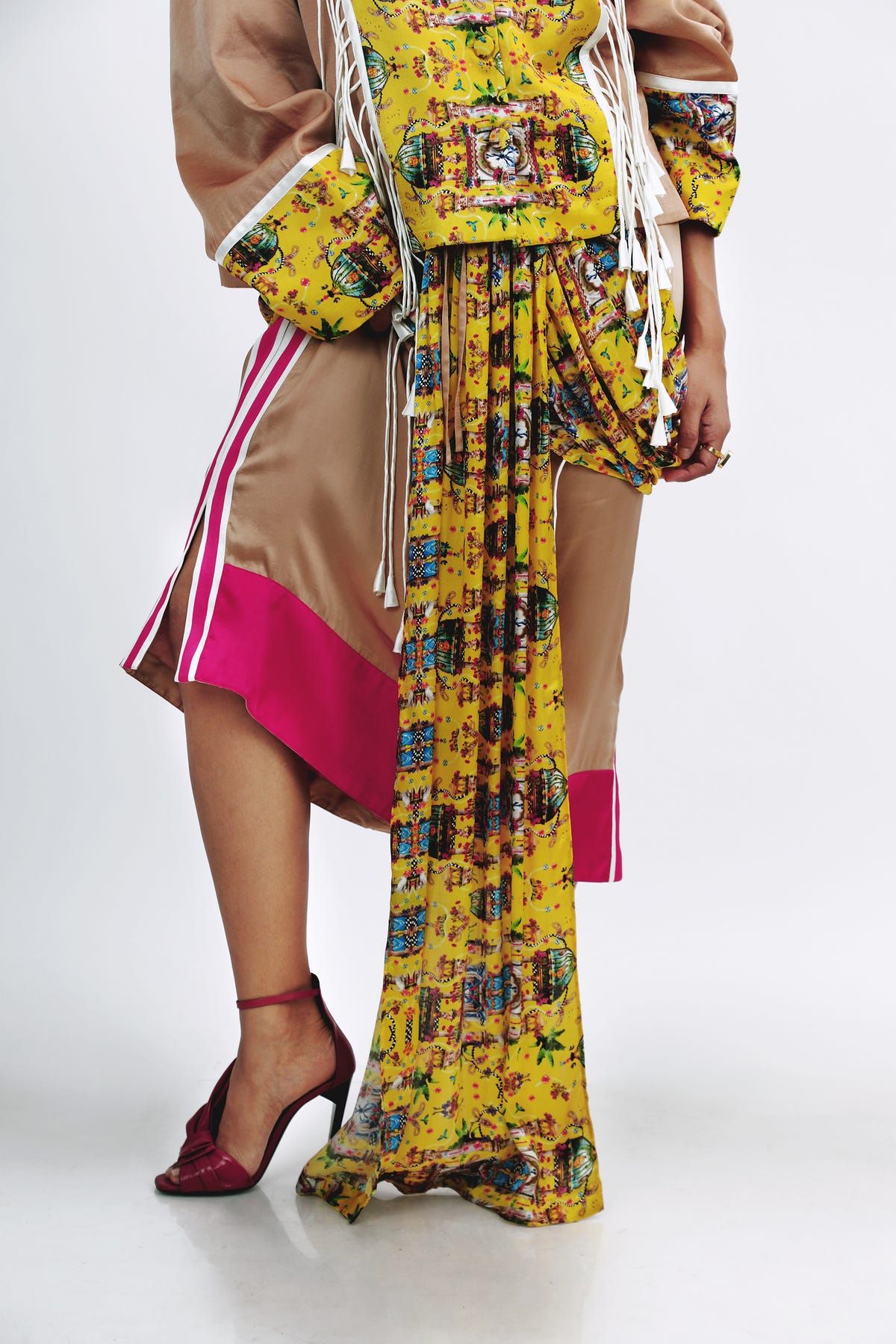 Tassel crop jacket set - image 3