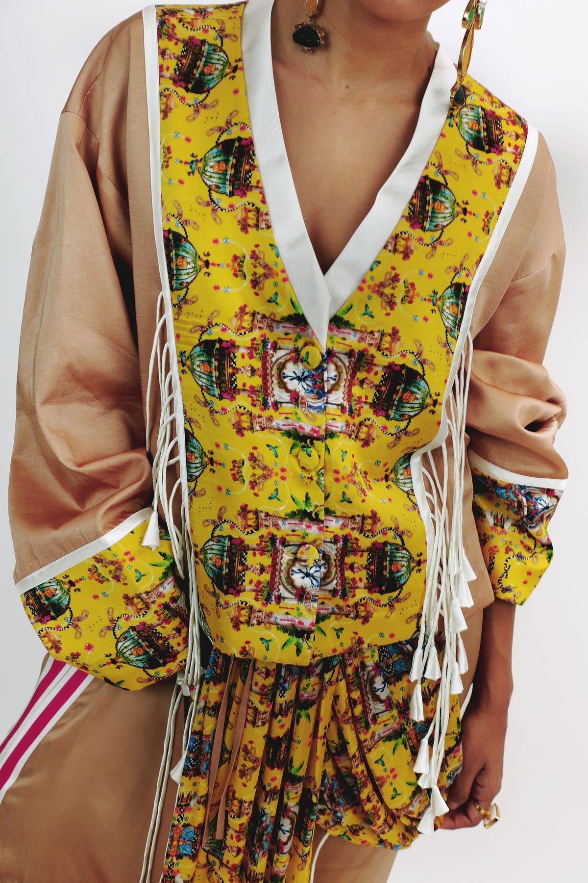Tassel crop jacket set - image 5