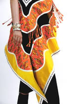 Tassel wave one shoulder set view 3