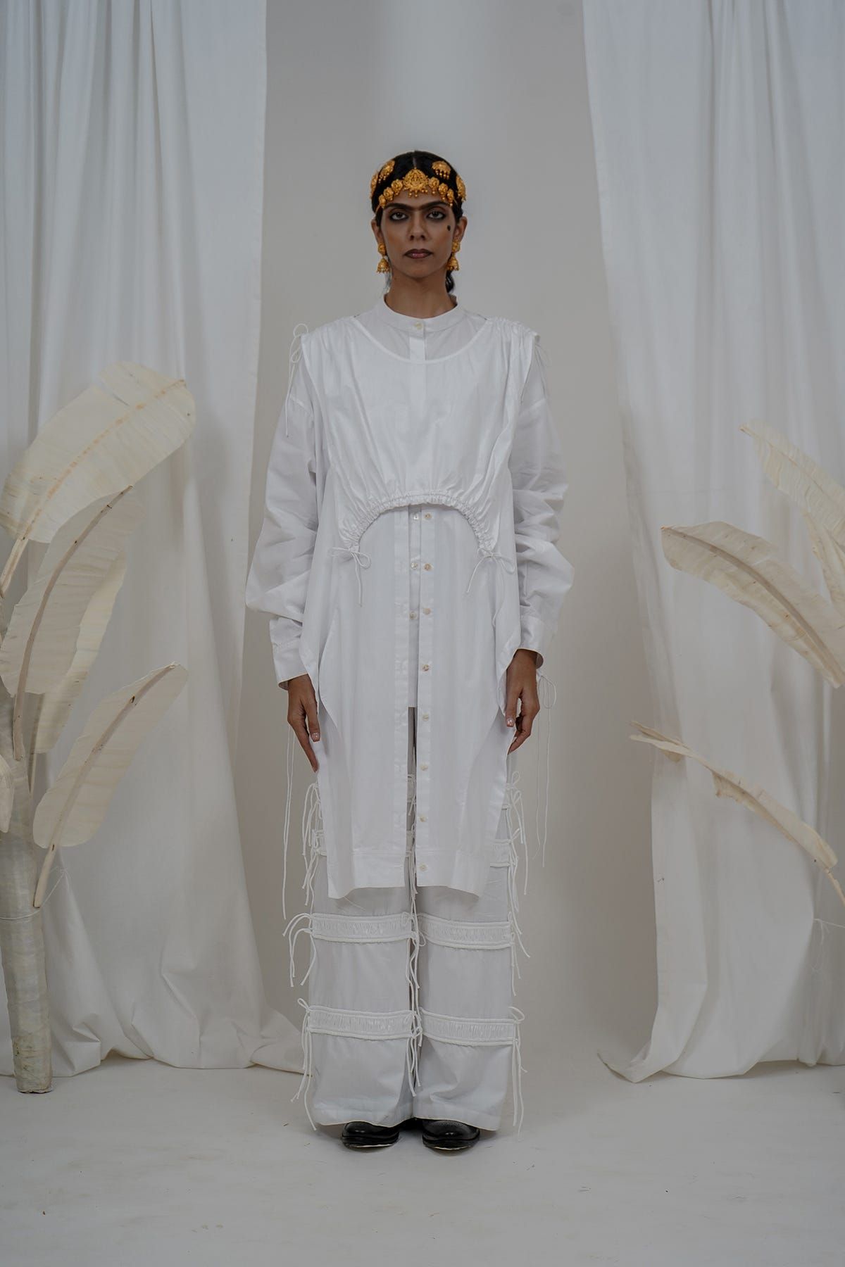 Apron multi sleeve shirt - image 2