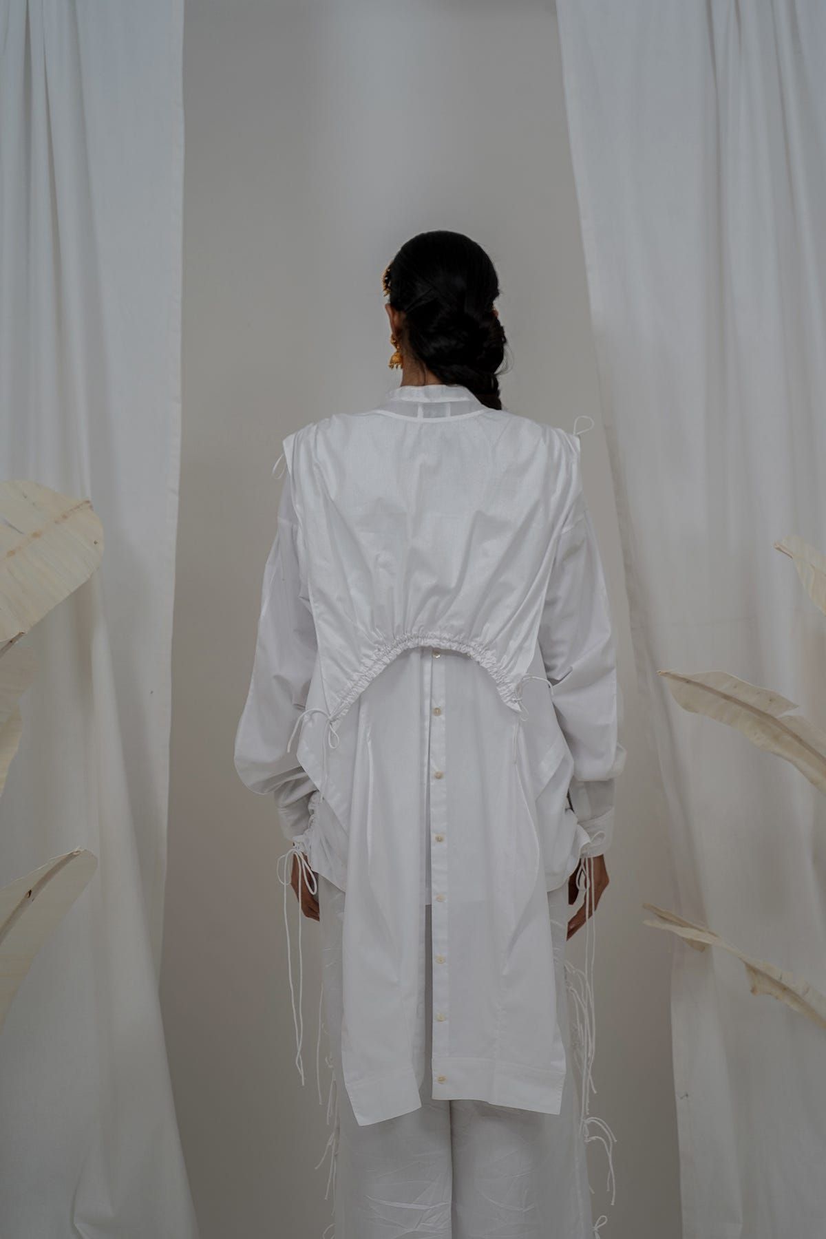 Apron multi sleeve shirt - image 4