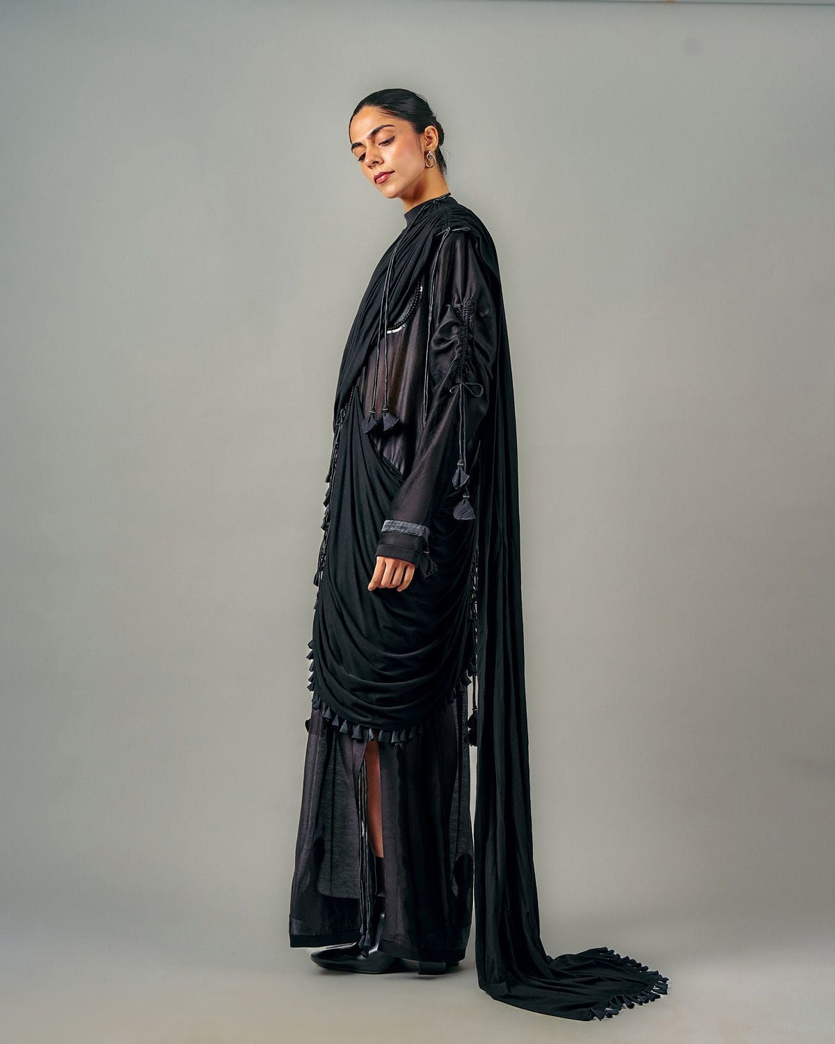 Saree drape dress - image 3