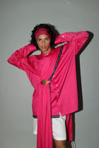 Cut-out saree drape shirt view 5