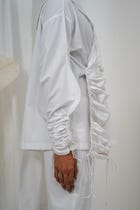 Pocket saree draped shirt view 5