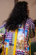 India patchwork jacket view 4
