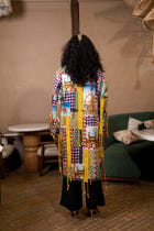India patchwork jacket view 5