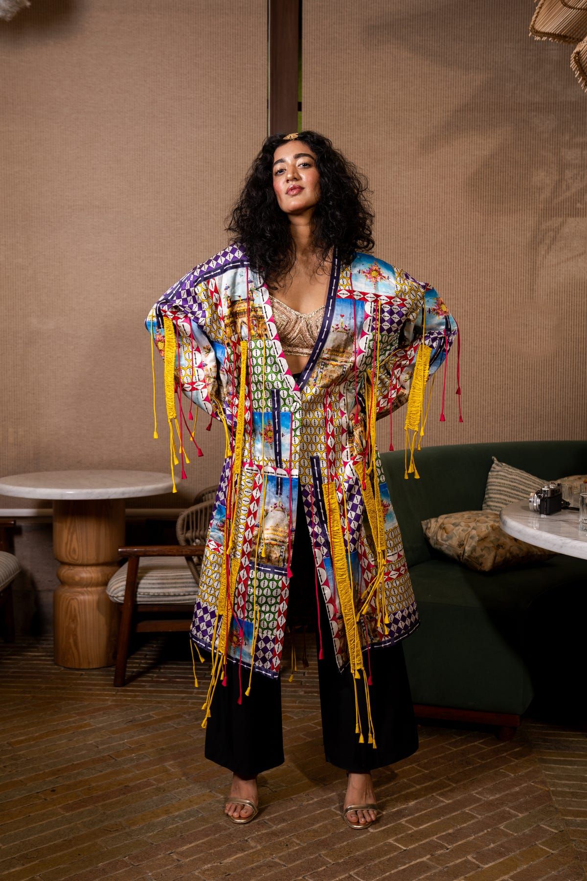India patchwork jacket - image 6
