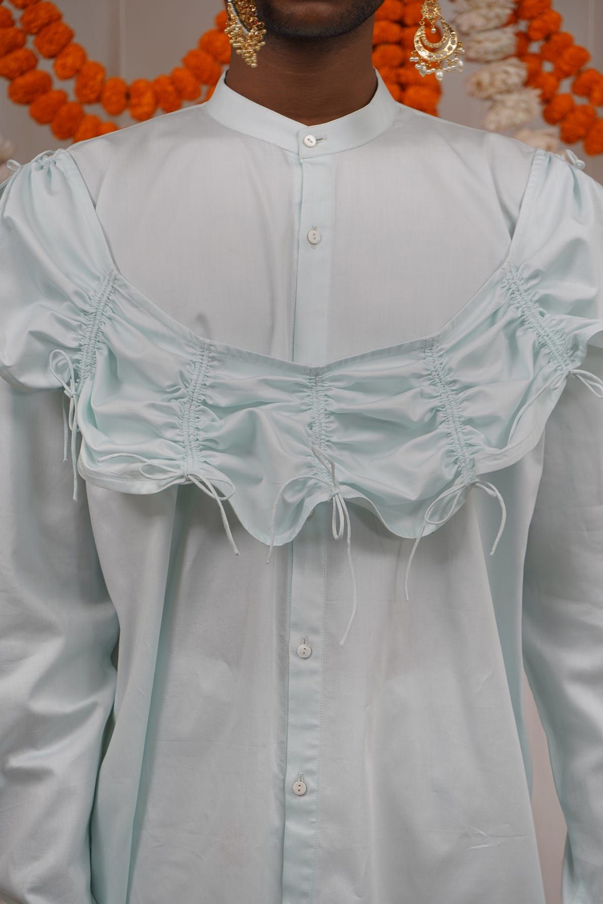Dupatta drape shirt - image 1