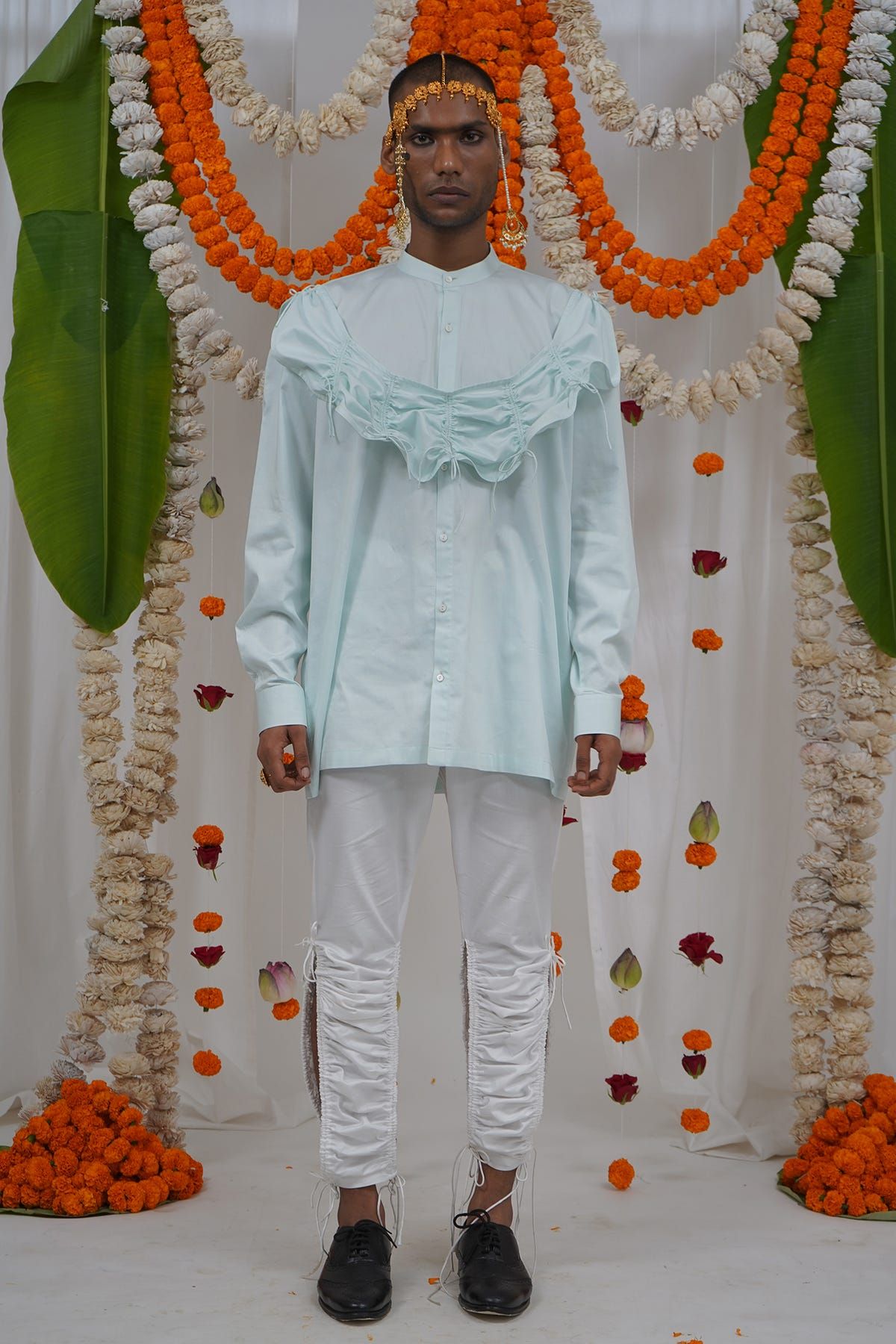 Dupatta drape shirt - image 2