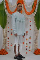 Dupatta drape shirt view 3