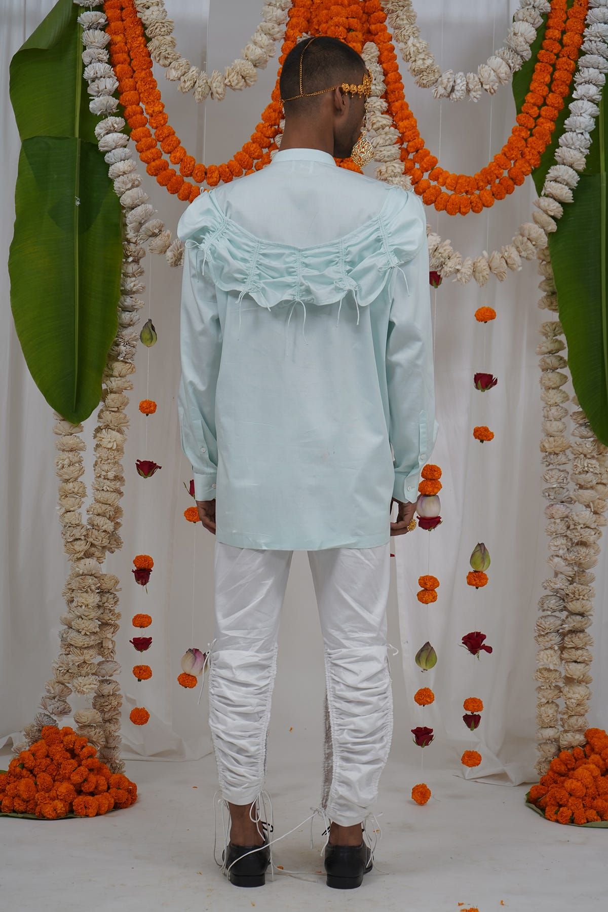 Dupatta drape shirt - image 4